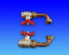Set 2 robineti sfera pentru ventiloconvectoare