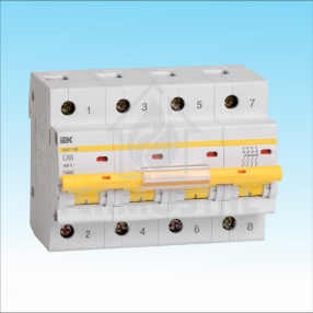 INTRERUP. AUTOMAT ВА-47-100 4Р 80A 10 кА  c-tica C
