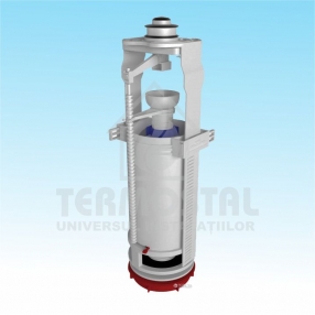 MECANISM WC MONOCOMANDA CU BUTON CROMAT WC7010C