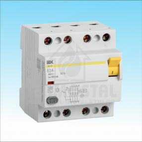 INTRERUPATOR DIFERENTIAL ВД1-63 4Р 63А  100мА