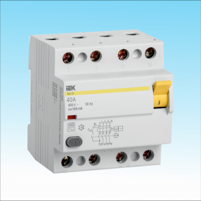 INTRERUPATOR DIFERENTIAL ВД1-63 4Р 40А  100мА