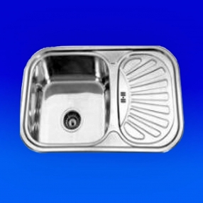 CHIUVETA INOX DREPTUNGHI 76x42 RIFLATA STANGA CU SIFON