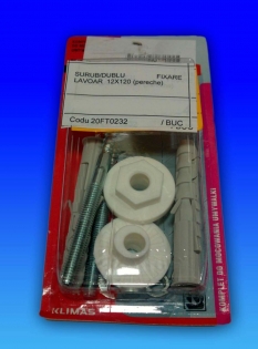 SURUB/DUBLU FIXARE LAVOAR  12X120 (pereche)